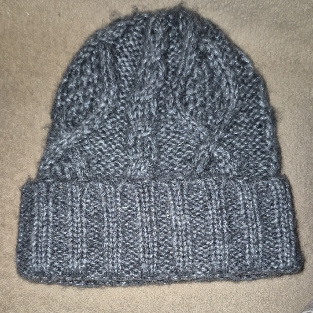 Carter's Dark Gray Cable Knit Toddler Beanie